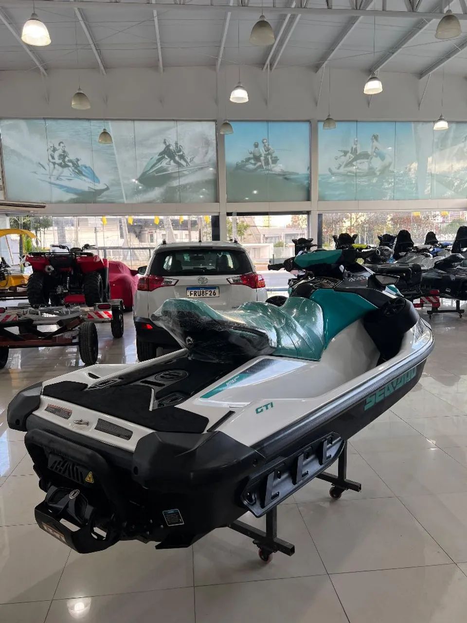 JET SKI SEA DOO GTi 130 2023, De Água Doce, Com Som, Muito Novo, Troco, Parcelamos 36x - Foto 6