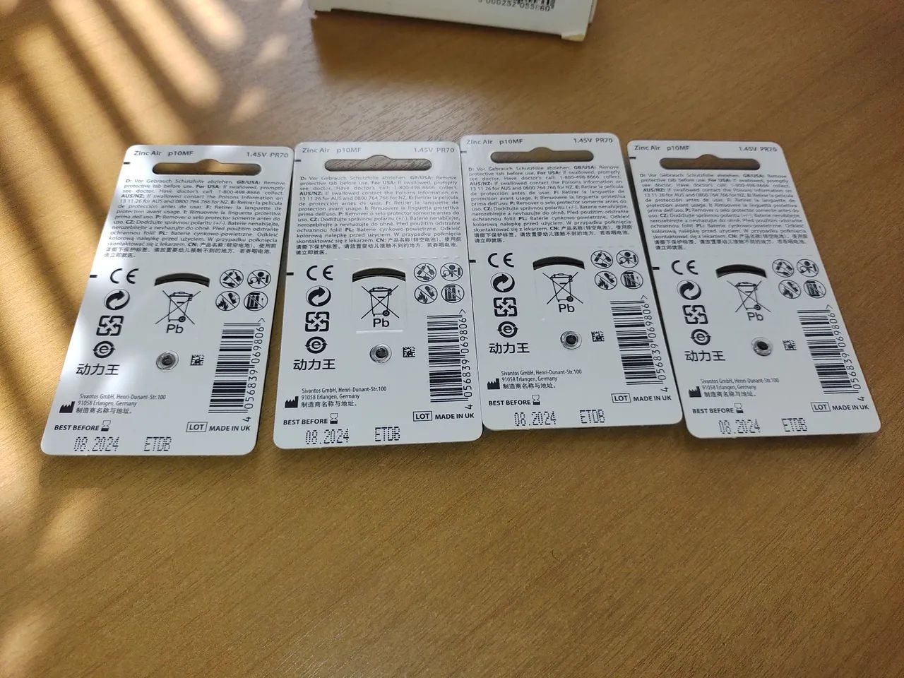 Pilhas para Aparelho Auditivo Extra Power 10, tenho 4u, novas. Envio qq local. E outros. - Foto 4