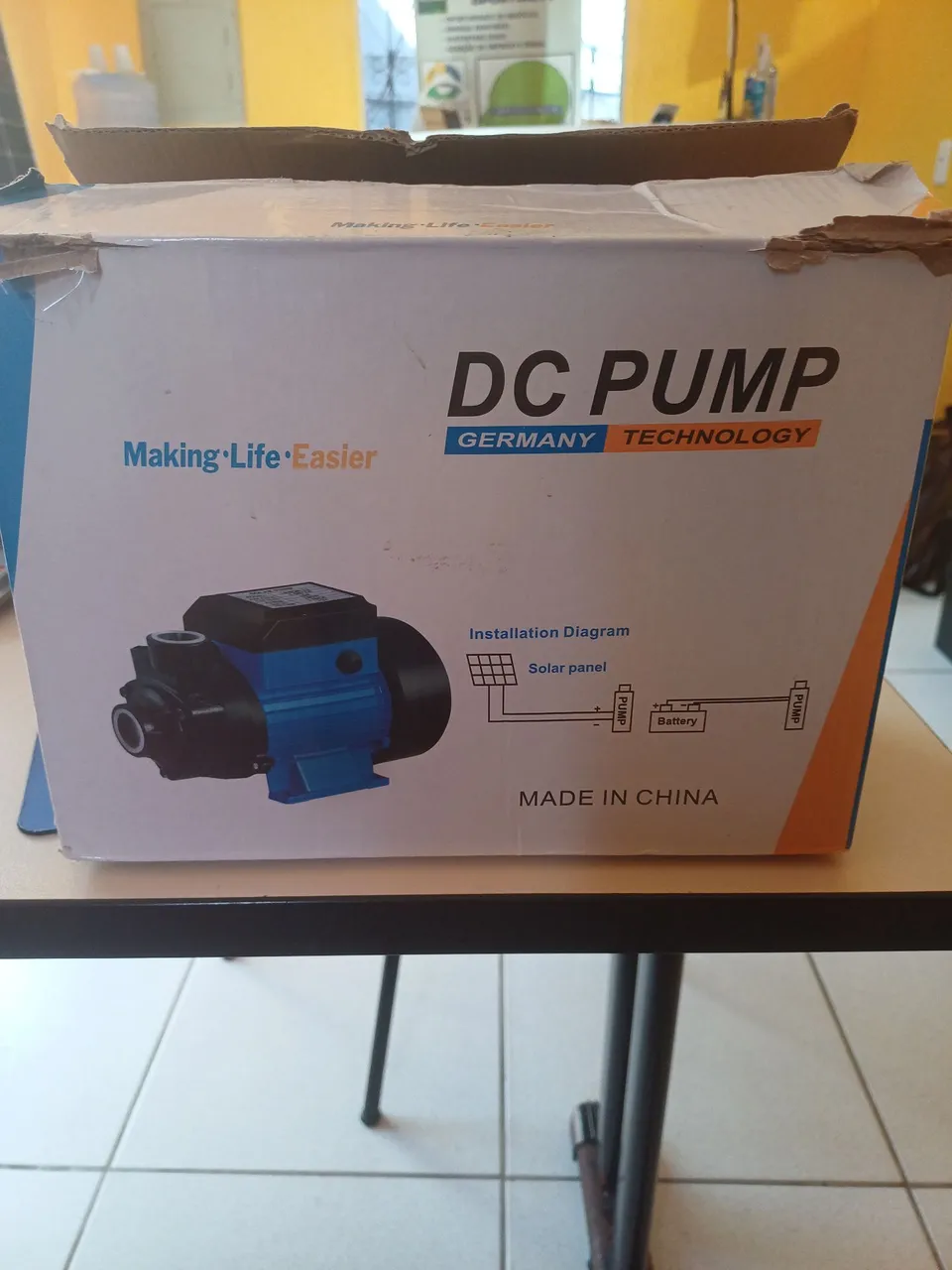 Bomba DC para sistemas de irrigação e energia solar