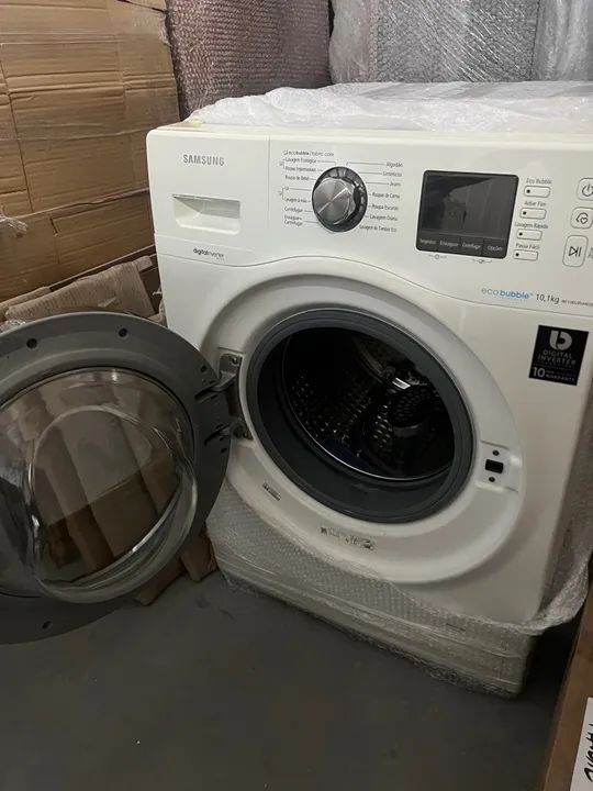 Máquina de Lavar Samsung Eco Bubble 10kg - Digital Inverter - Foto 3