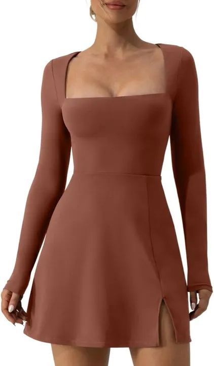 Vestido Marrom manga longa  - Foto 3