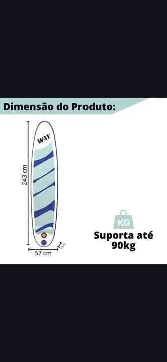 Prancha Surf Inflável Profissional - Foto 5