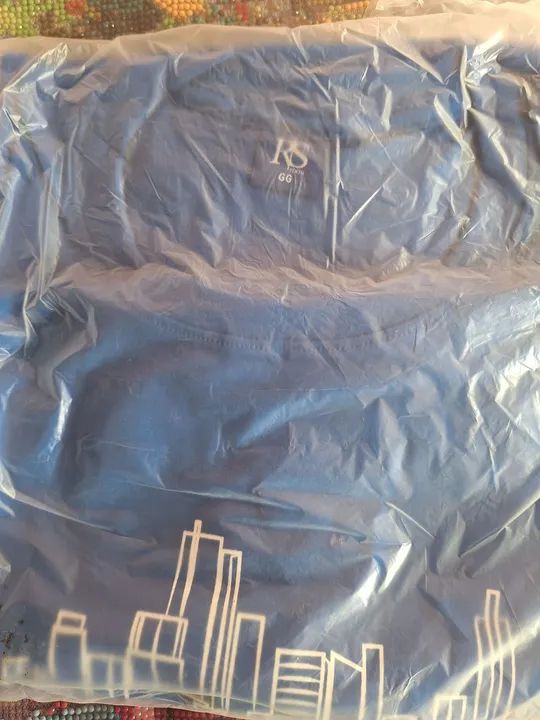 Camiseta Azul Arquitetura - Tamanho G - Foto 3