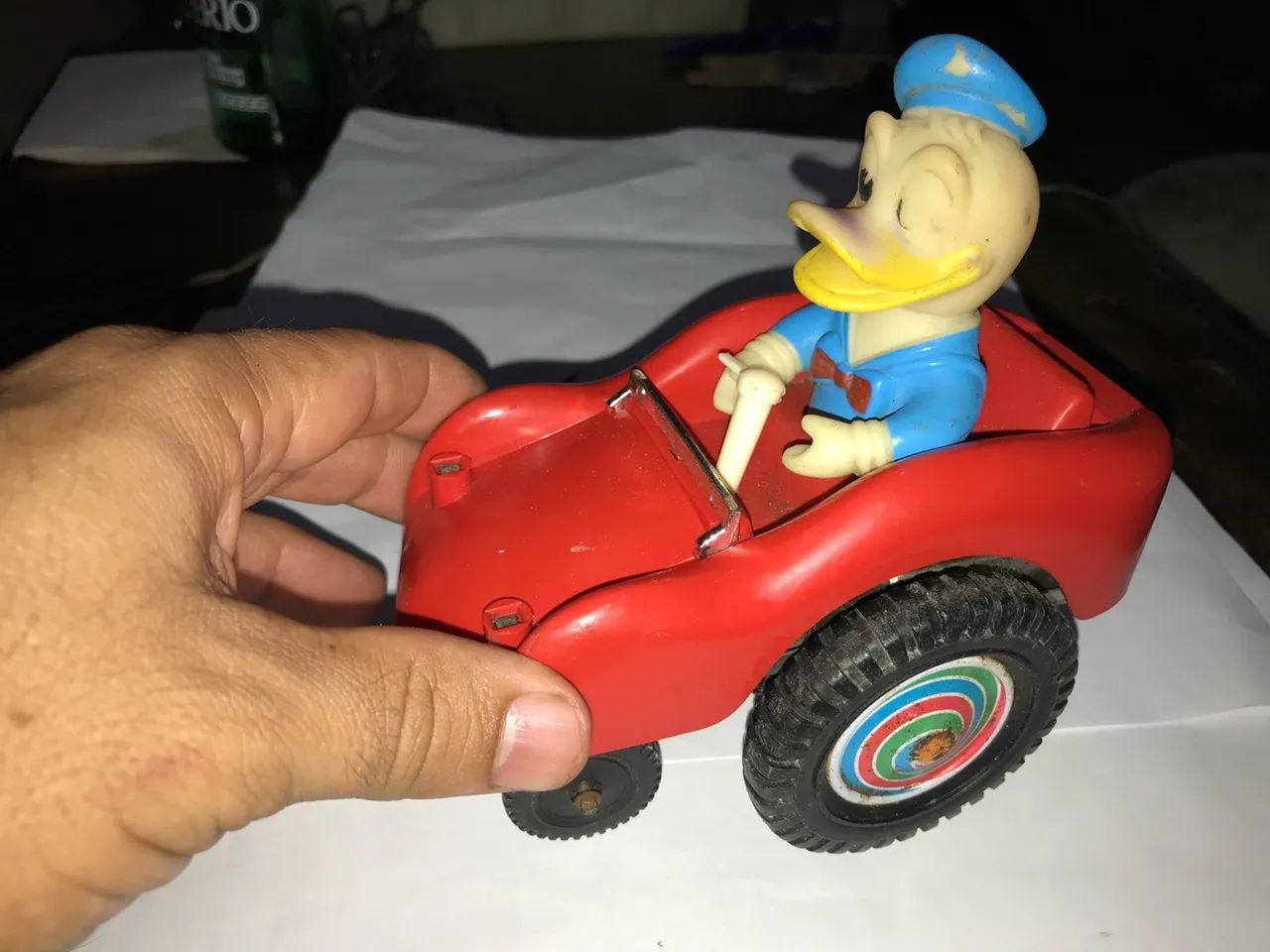 Dois Carrinhos Donald Vintage fricção - Colecionador