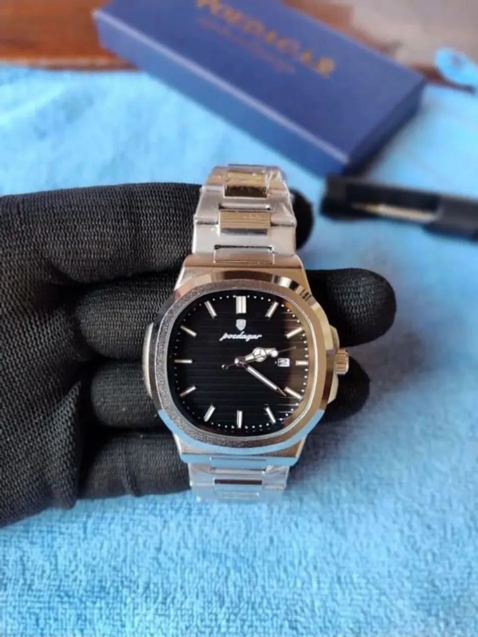 Poedagar quadrado preto, novo. - Foto 3