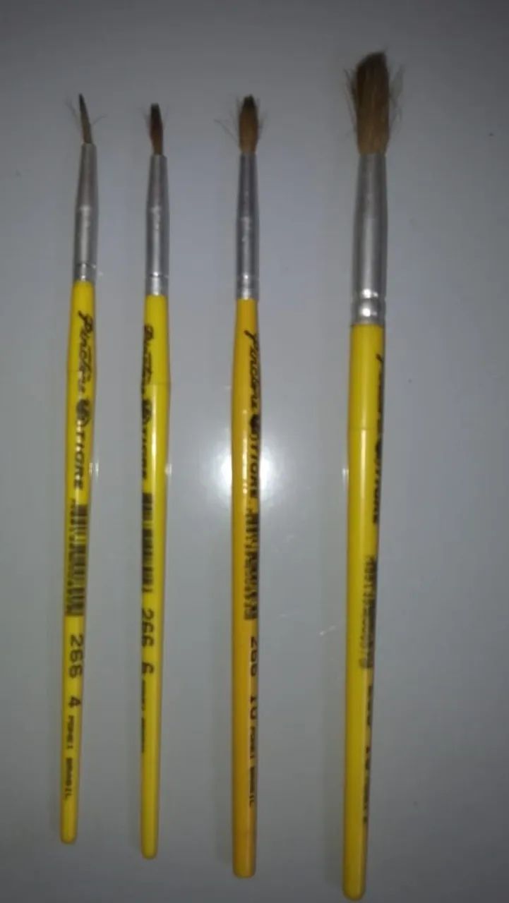 Pincel para artesanato, escola e uso geral - Foto 4