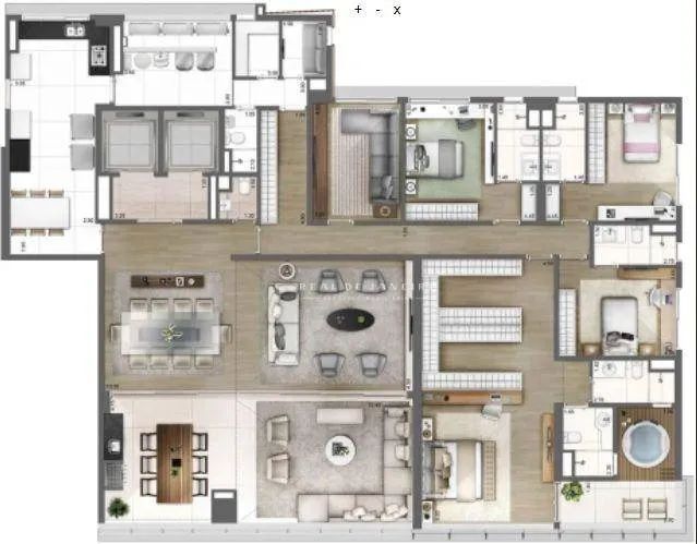 Apartamento à venda Vila Olímpia 4 suítes 4 vagas lazer completo - Foto 4