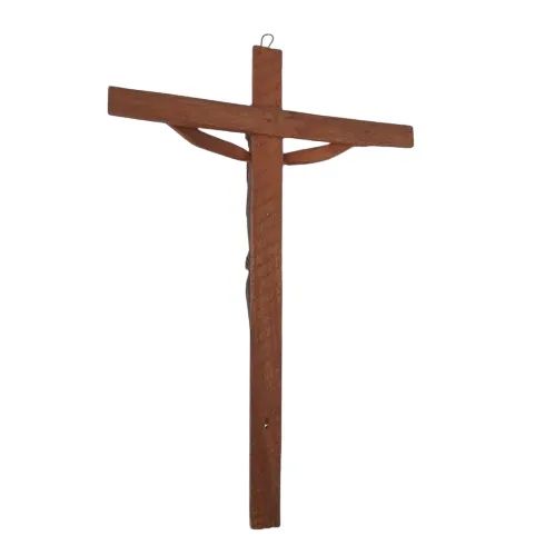 CRUCIFIXO DE PAREDE EM MADEIRA - USADO  - Foto 5