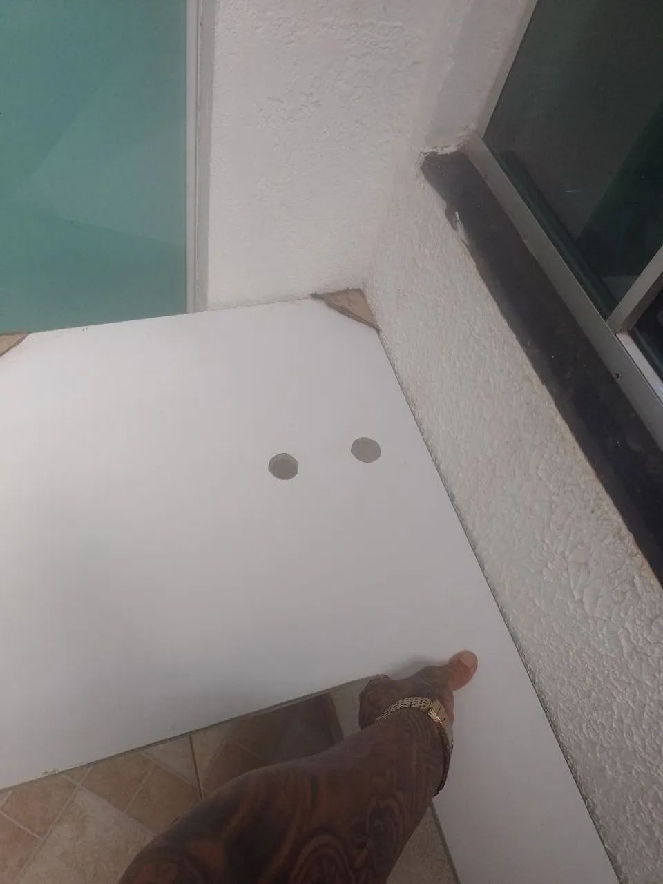 Pia de vidro temperado 10 mm branco laka - Foto 2