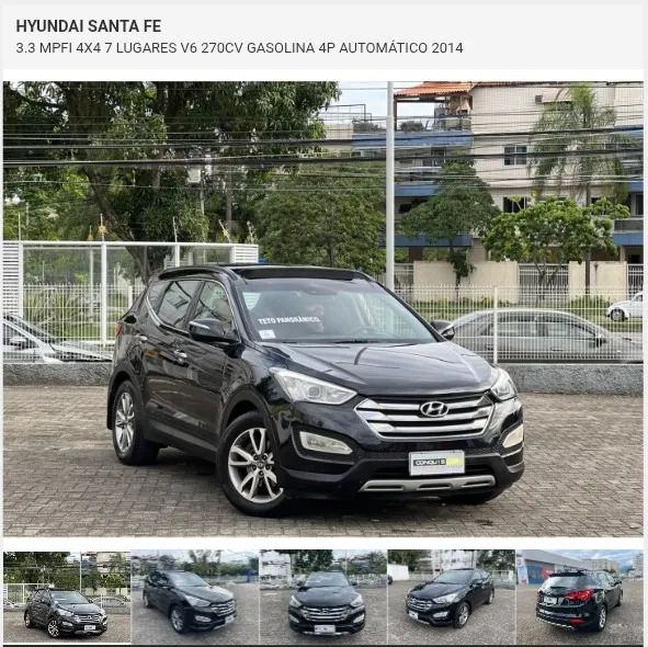 Hyundai Santa Santa Fe/GLS 3.3 V6 4X4 Tiptronic 2014