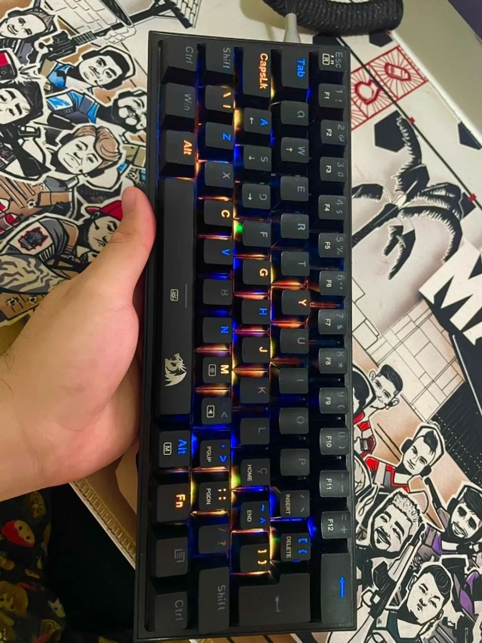 Teclado Gamer Redragon Fizz 60% - Foto 2