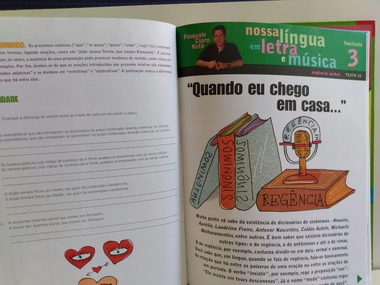 2 Livros - Nossa língua Portuguesa em Letra e Música - Saraiva Infantil Dicionário  - Foto 2