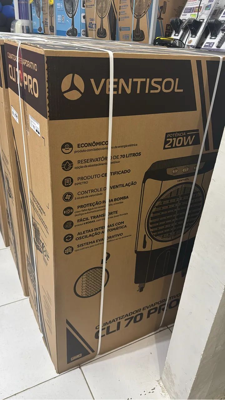 Climatizador 70 litros com preço de Black Friday