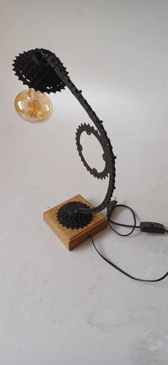 Luminária de bicicleta vintage