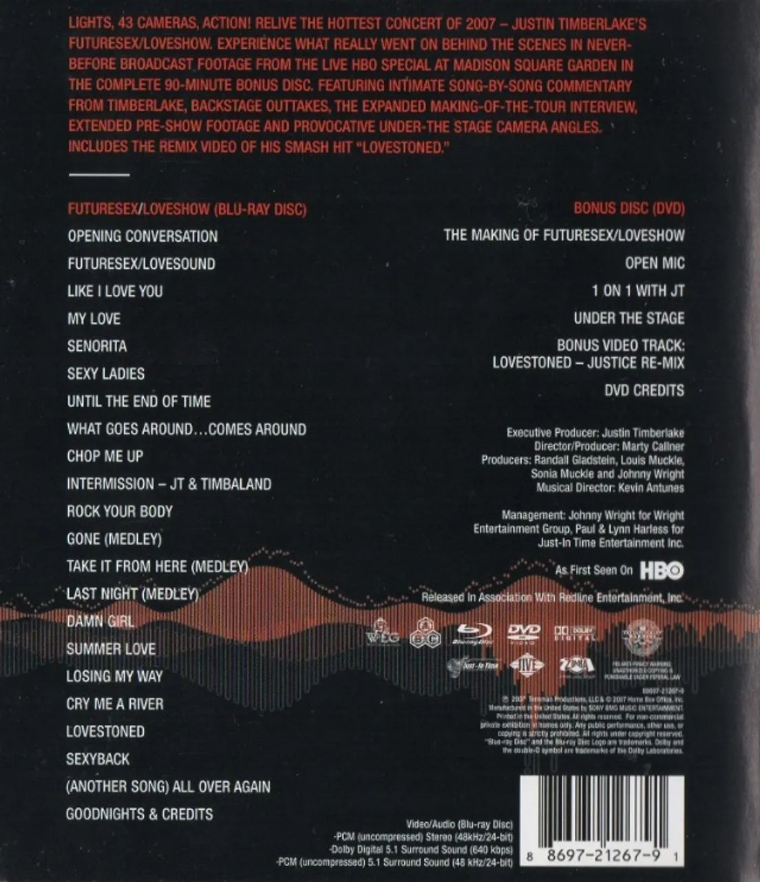 Dvd Justin Timberlake - Live From Madison Square Garden - Foto 2