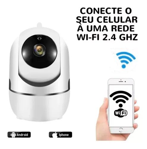 Câmera Wi-Fi IP HD 720p com Sensor de Movimento, Visão Noturna e Áudio  Onvif