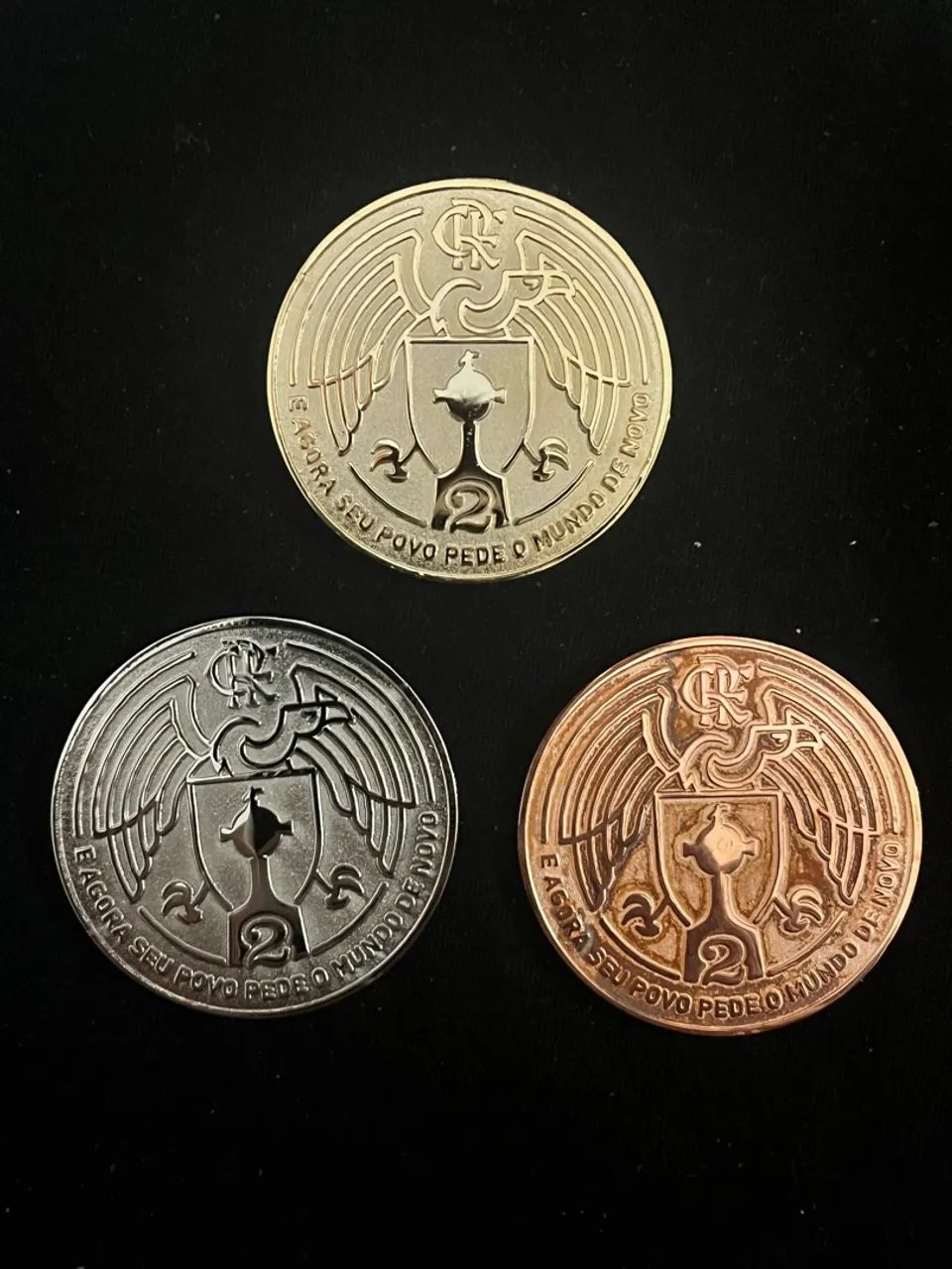Medalhas Flamengo libertadores BI - Foto 2