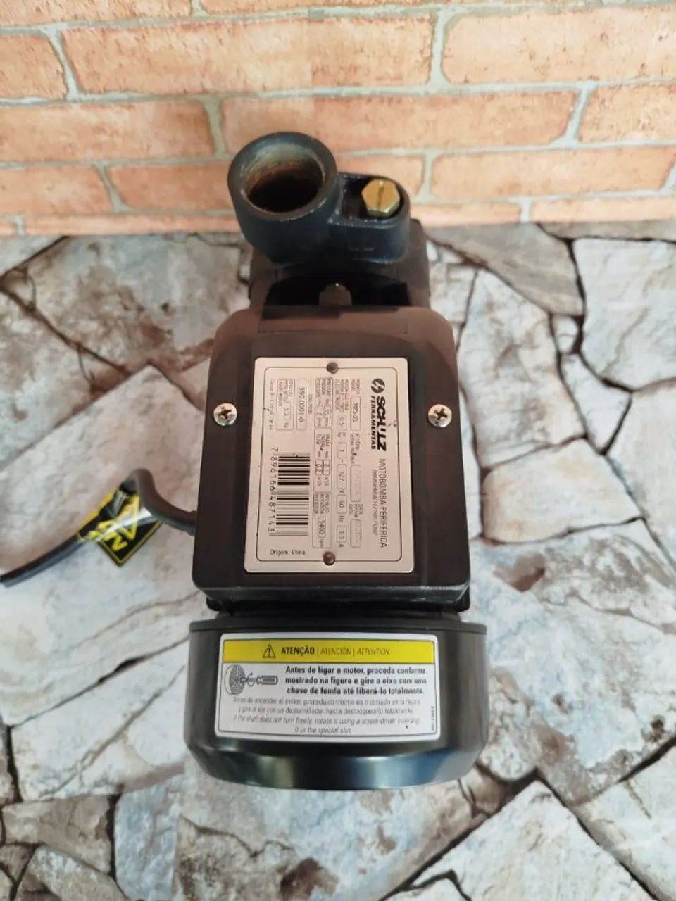  Motobomba De Água Limpa Shp-35 0,5cv Periférica Somar  127v