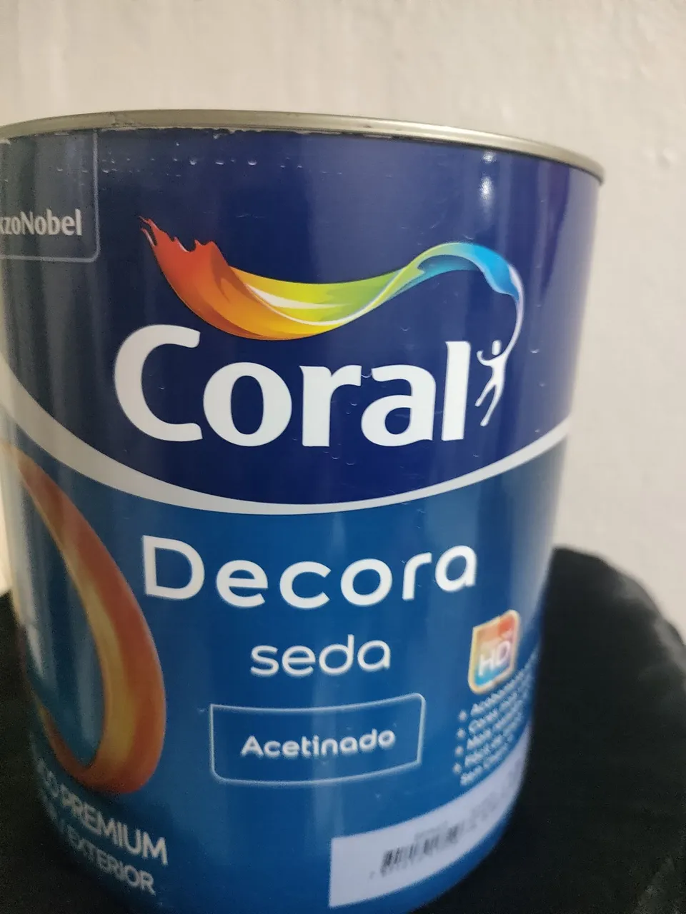 Tinta Decorativa Coral Decora Seda Acetinado branco neve