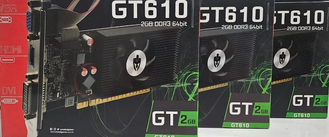 PLACA DE VIDEO GT610 NOVA! - Foto 4