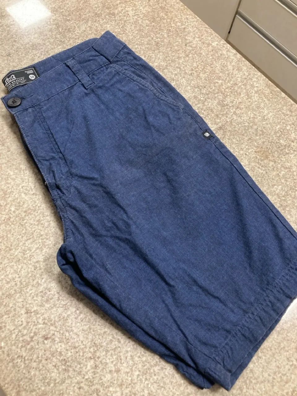 Bermuda Jeans Masculina Lost Azul Marinho - Foto 2