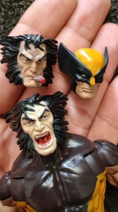 Head do Wolverine sem máscara de boca aberta - Foto 3