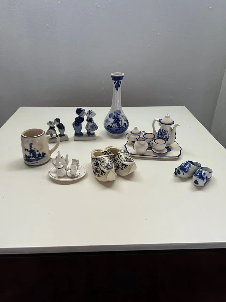 Coleção de miniaturas holandesas 