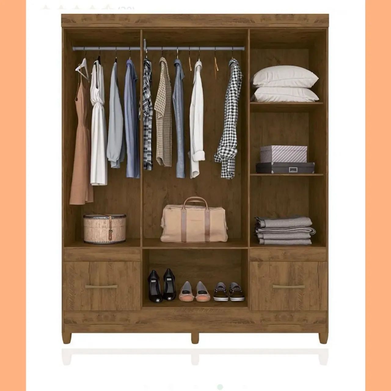 Guarda roupa novo - pronta entrega 