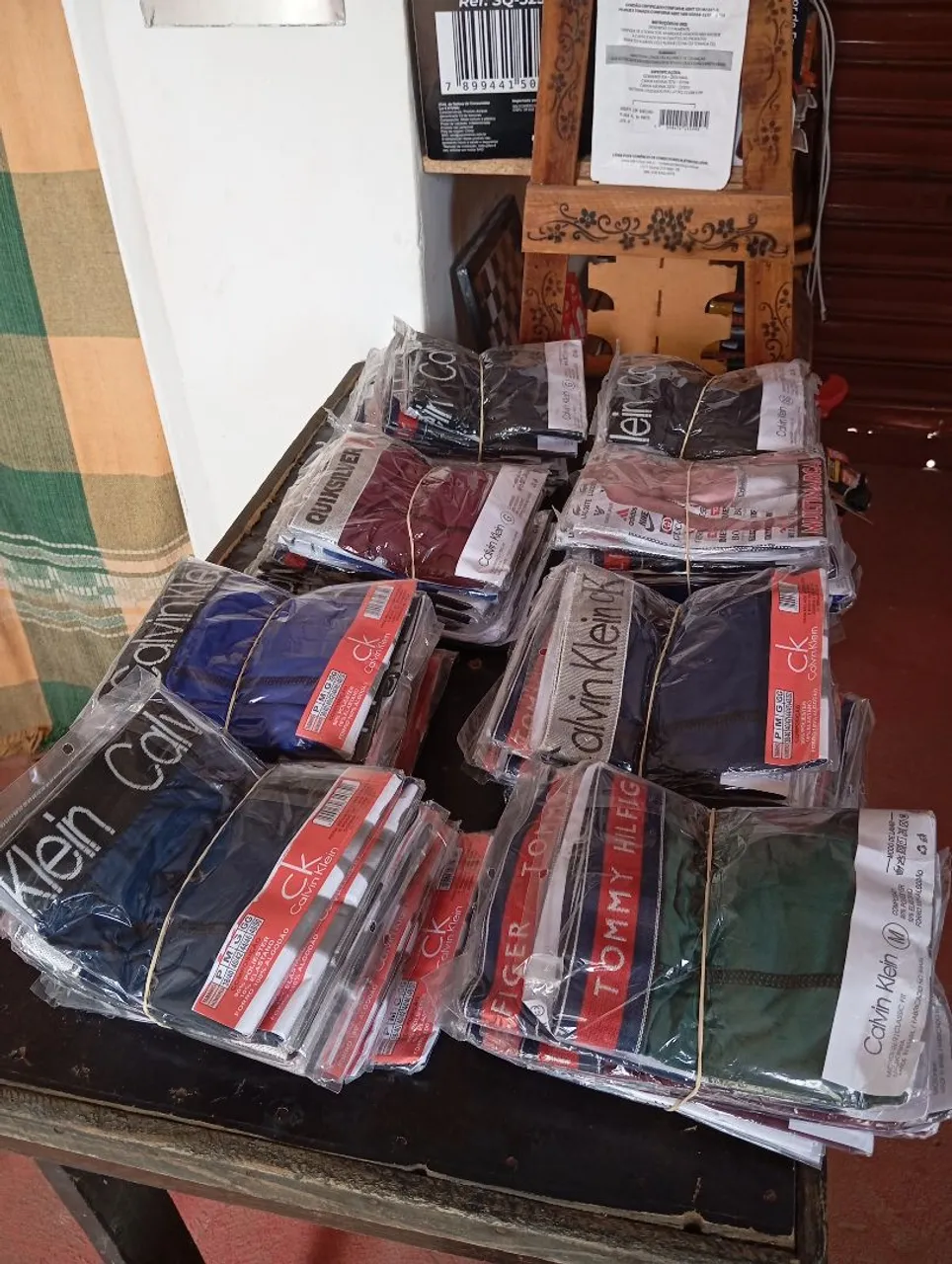 Kit 10 Cuecas Calvin Klein e Tommy Hilfiger