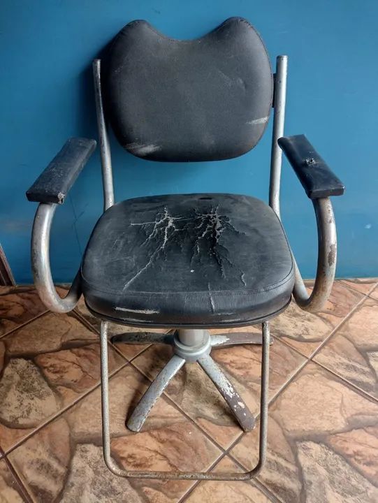 CADEIRA DE CABELEIREIRO/ BARBEIRO VINTAGE! - Foto 3