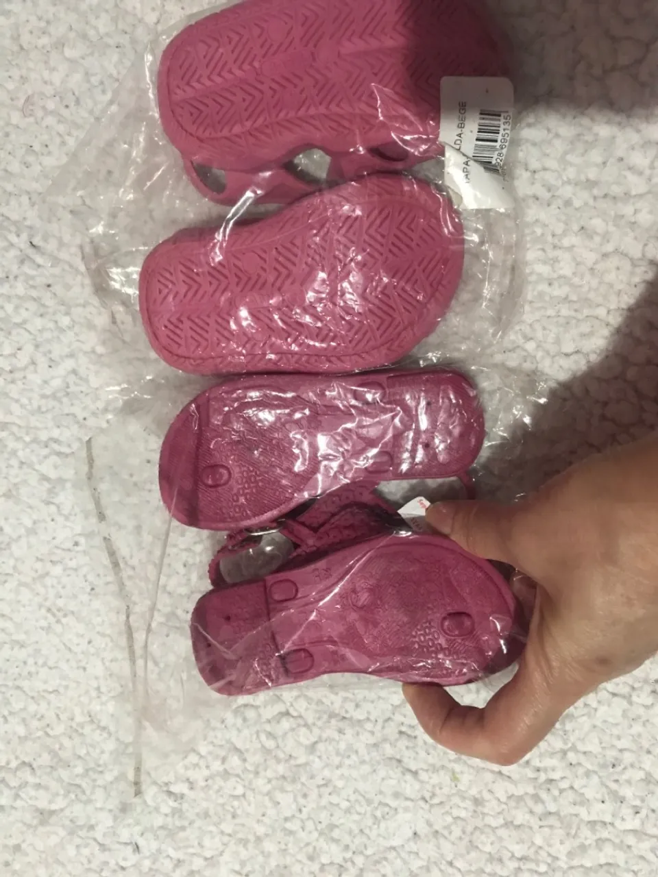 Kit calçados bebê menina num 17/18 novos