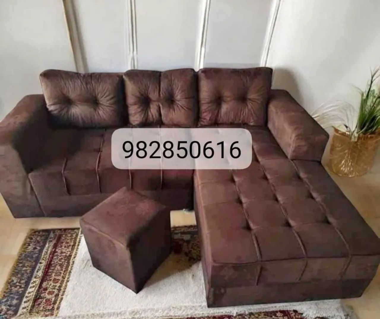SOFÁ CHAISE 3 LUGARES ENTREGA GRÁTIS  - Foto 2