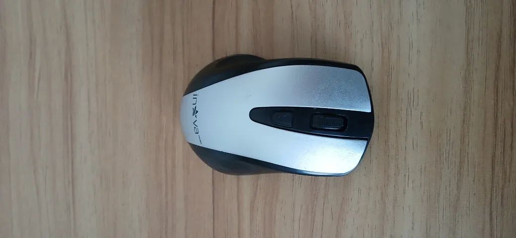 Mouse Óptico Inova Prime Prata e Preto - Foto 4