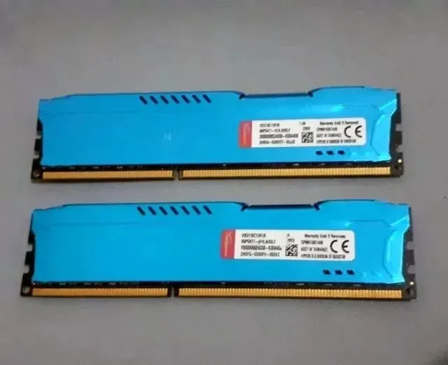 Memórias RAM HyperX Fury DDR3 2x 8GB Total 16GB