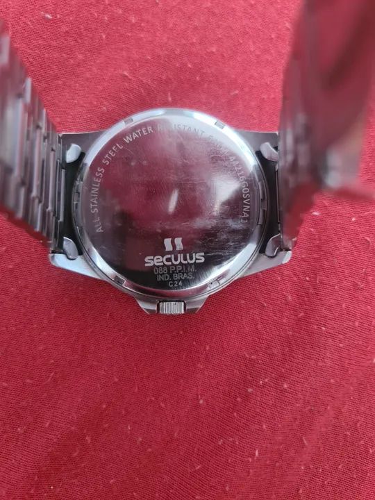 Relógio Seculus Masculino - SEMI NOVO - Foto 2