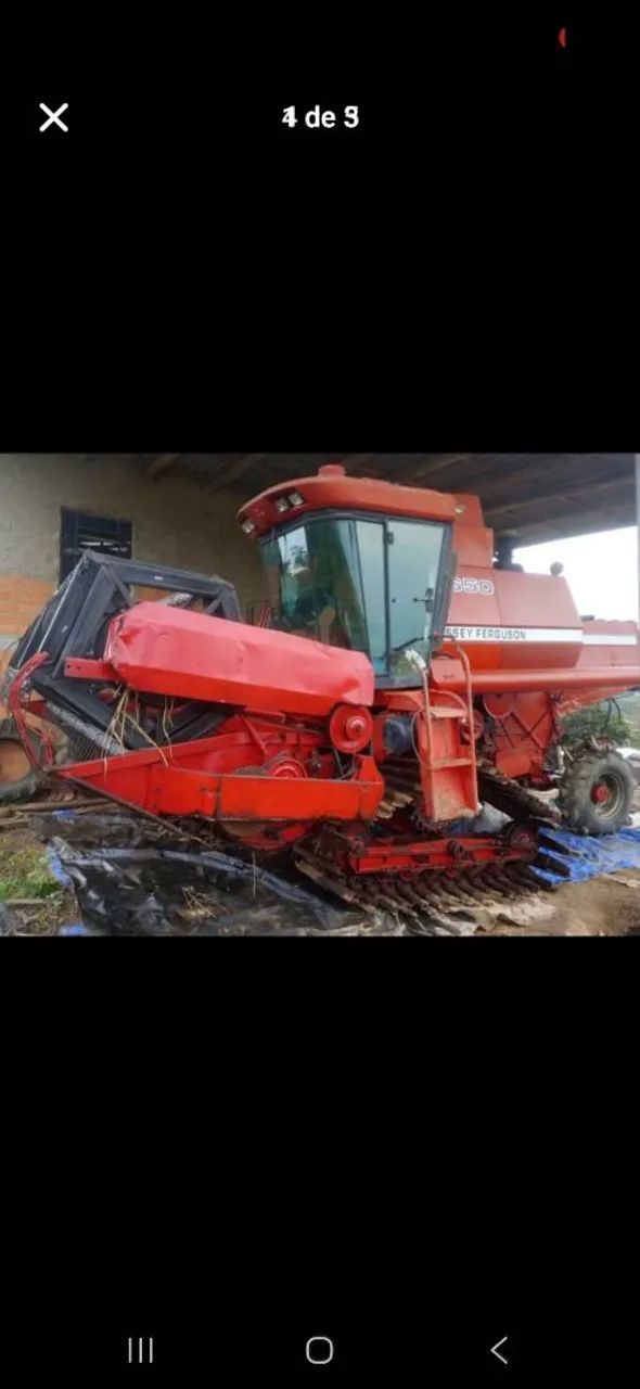 Colhetadeira  massey Ferguson 5650