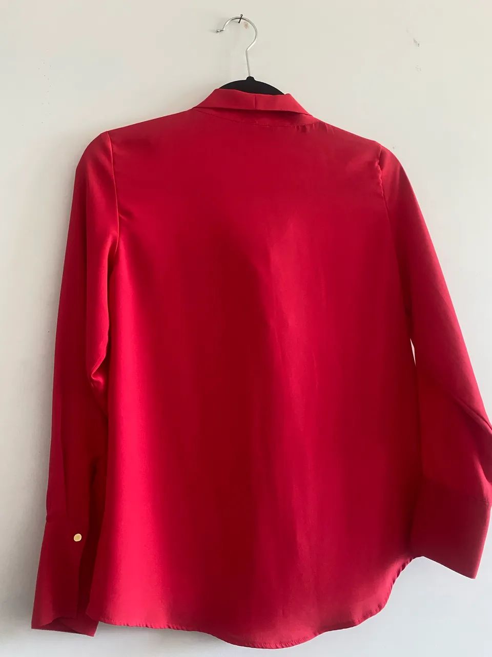 BLUSA SOCIAL VERMELHA P/M  - Foto 5