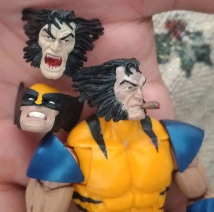 Head do Wolverine sem máscara de boca aberta - Foto 2