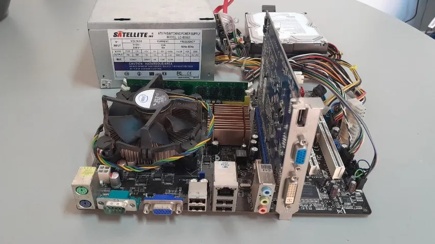 Kit: Placa Mãe + Processador + Memória + Pl Vídeo + HD