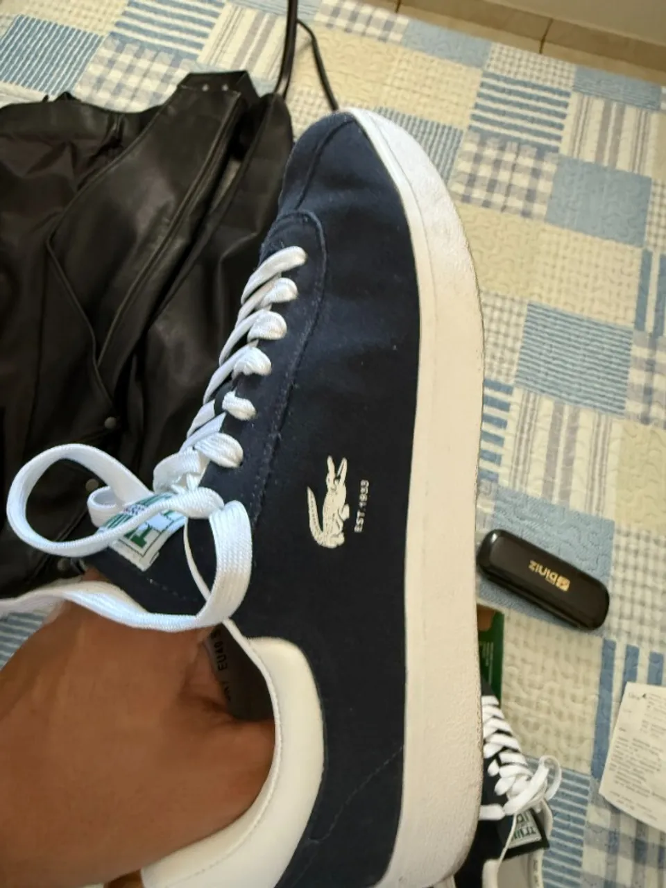 Tênis Lacoste Baseshot Masculino Original tamanho 39 (serve 40) com Cupom Fiscal