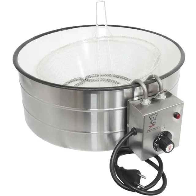 Fritadeira Elétrica Esmaltada 7L Stevan metal 220v