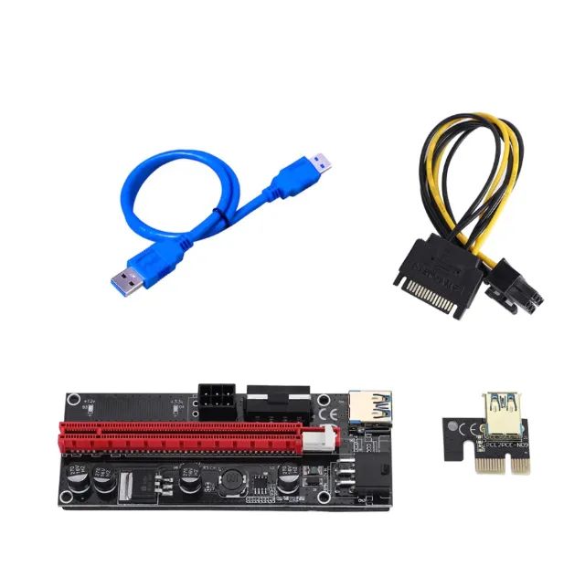 Cabo Adaptador Riser - Novo + Trava Clip Fixação Pci-e Riser - Foto 2