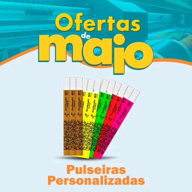 Pulseiras de Identificação Holográfico ou de Pano | Festas e Eventos