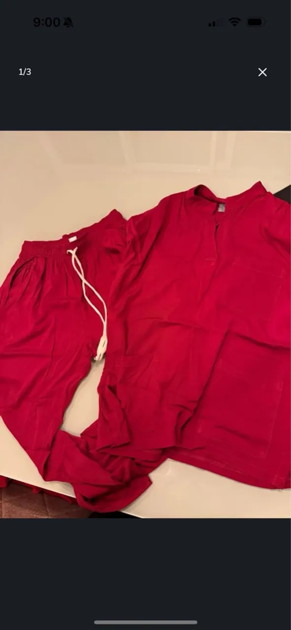 Scrub Sarita vermelho