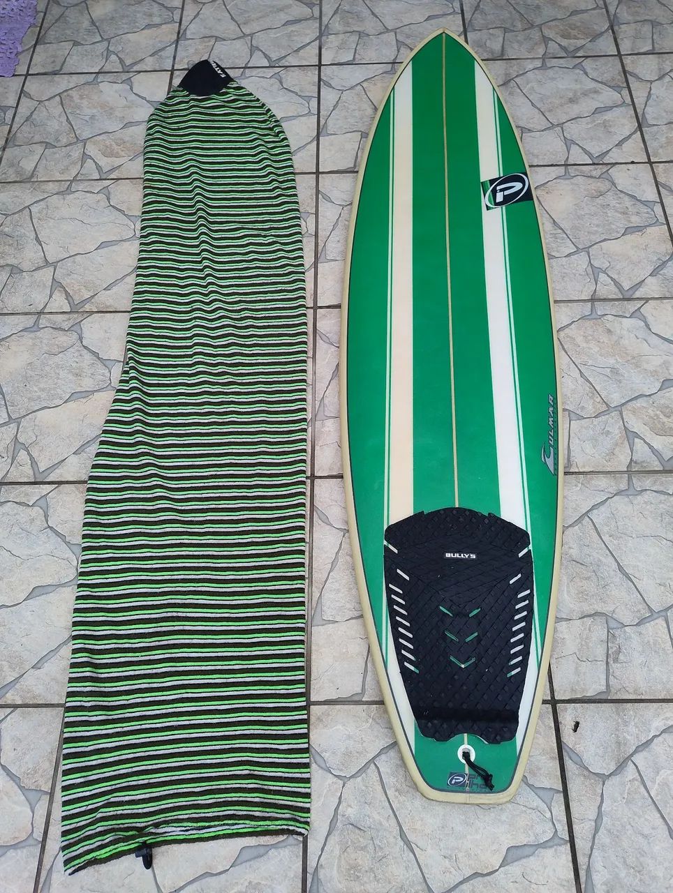 Prancha Fun 6'6 Pró Ilha semi nova com Capa64305174004483122