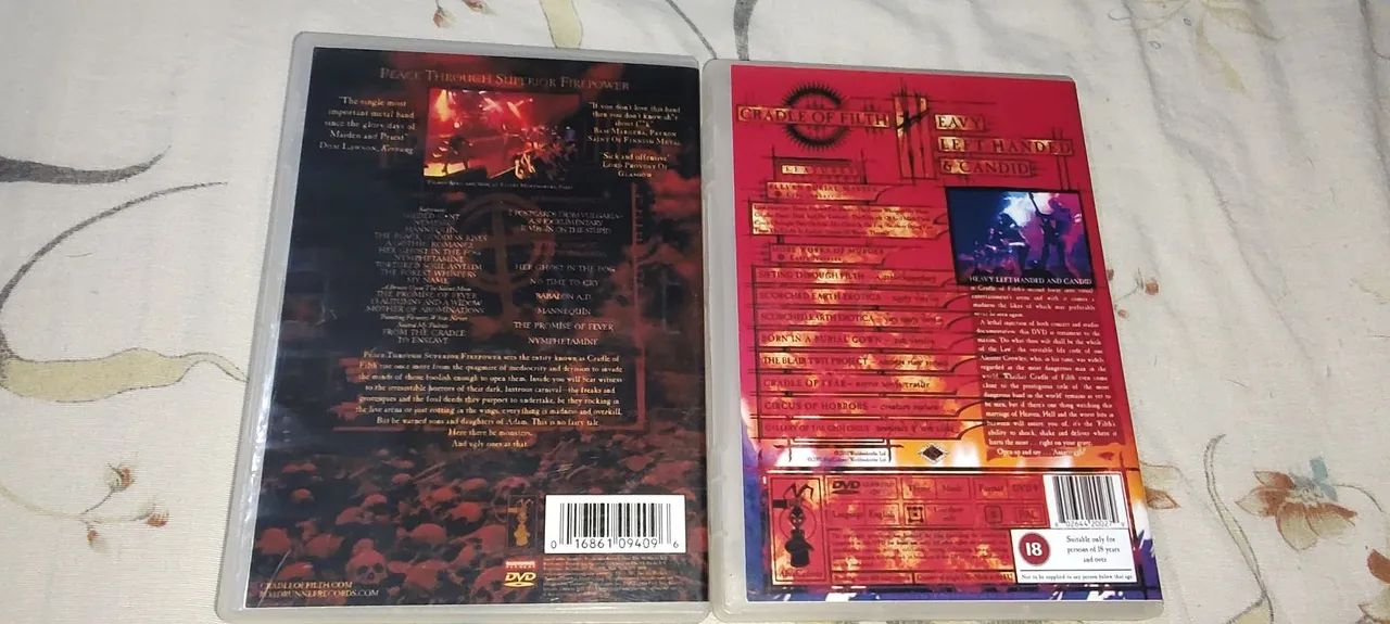 Dvds Cradle Of Filth   - Foto 2