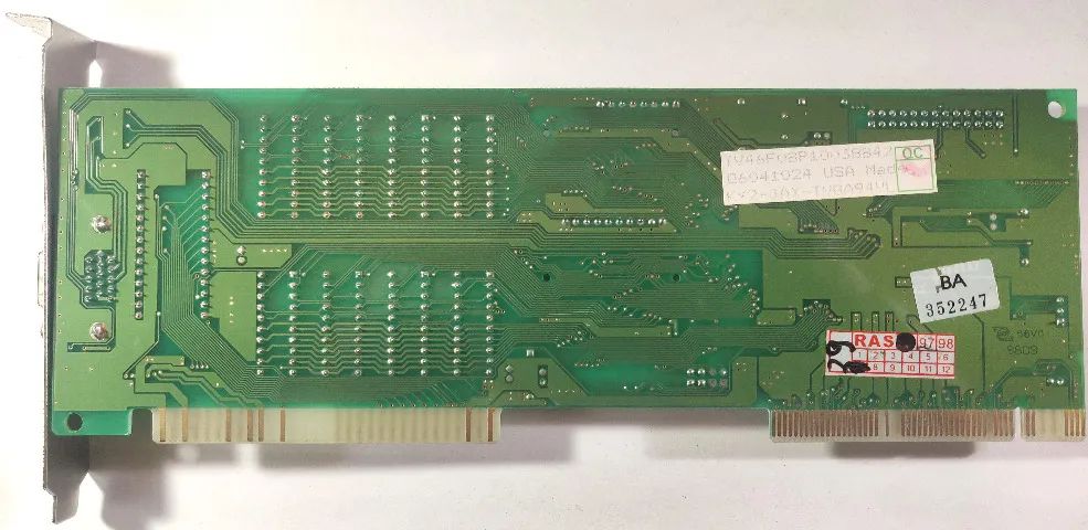 Placa de Video Antiga VGA VESA VLB ISA Trident TGUI9440-1 1MB Raridade - Foto 2