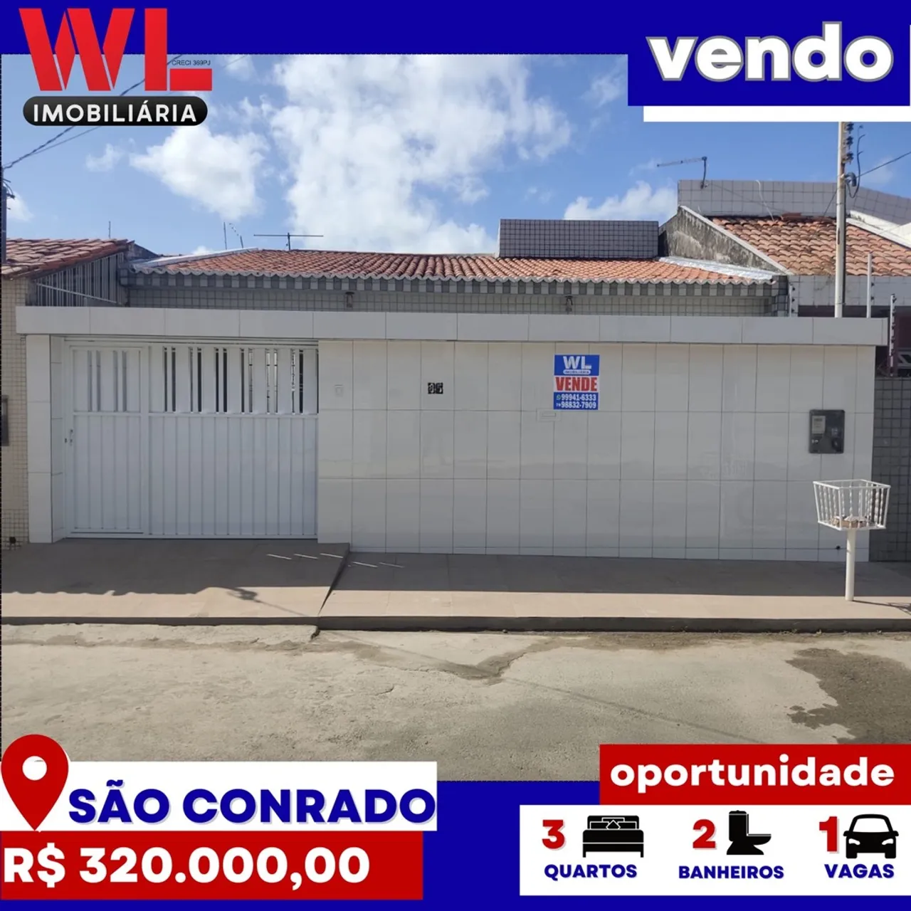 Casa à venda em São Conrado - R$ 320.000,00
