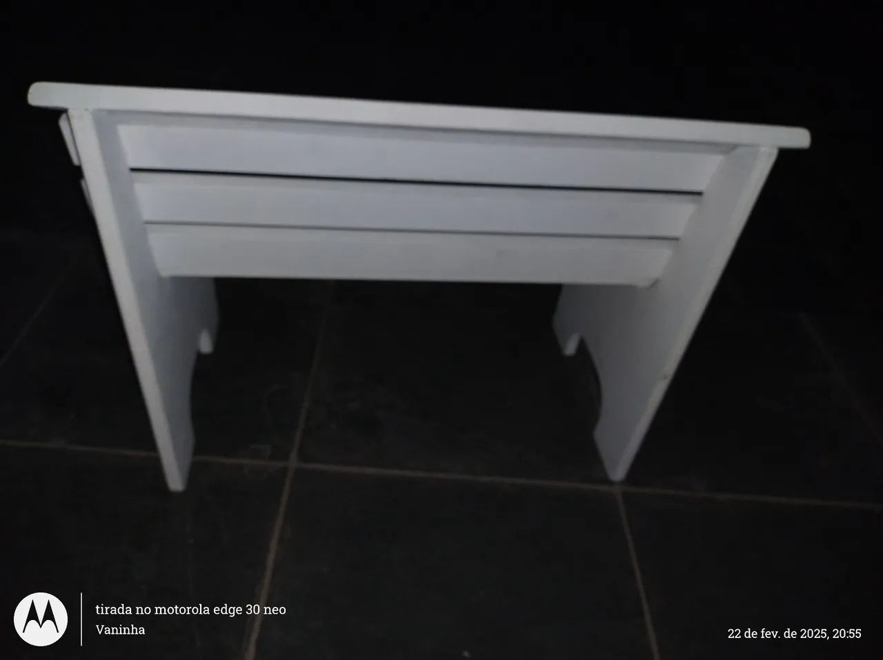 Banquinho infantil branco  - Foto 2