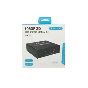 Splitter Hdmi It-Blue 1080P Versão 1.4 Le-4132 2 Saidas - It Blue